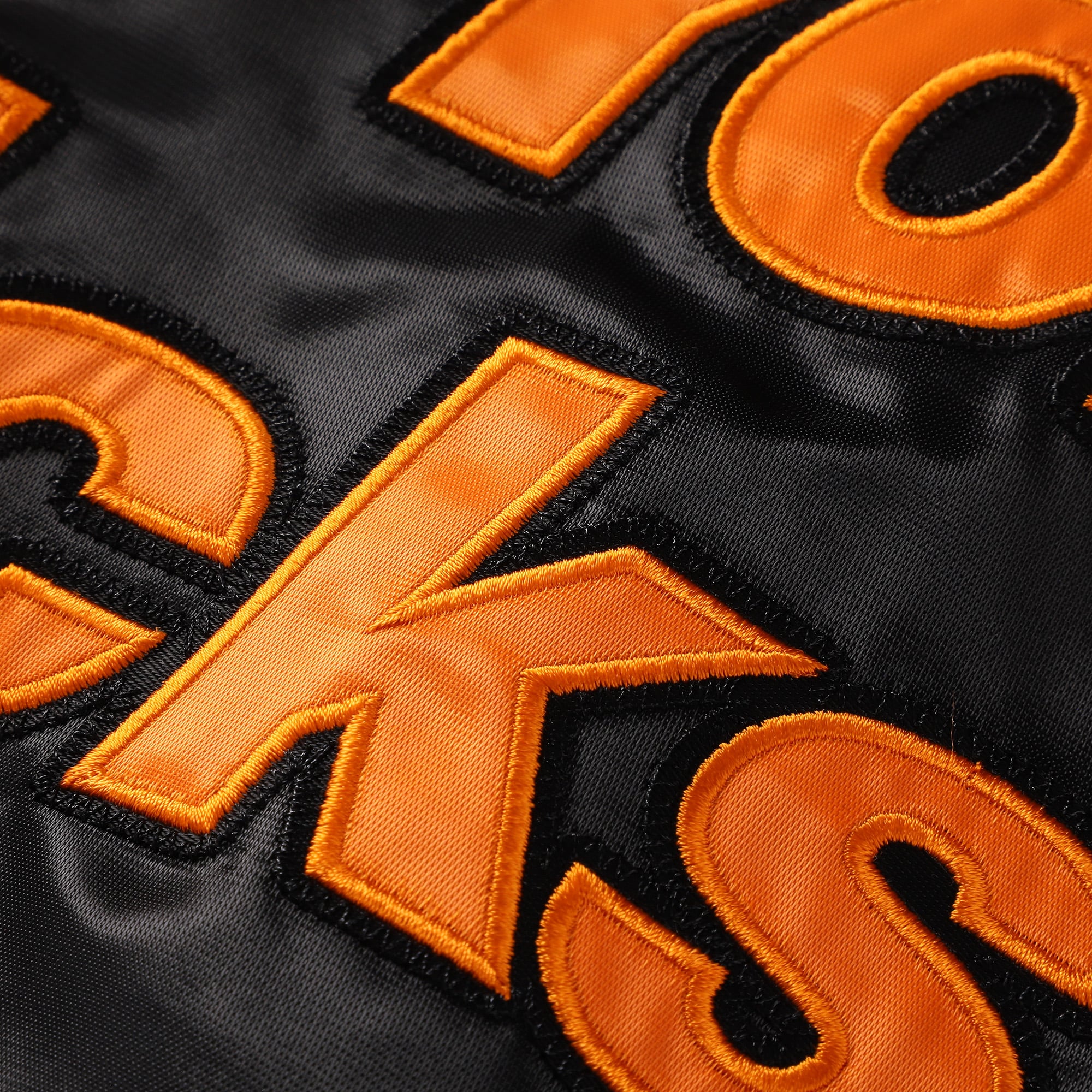 Men's Starter Black New York Knicks Scout Varsity Full-Snap Jacket